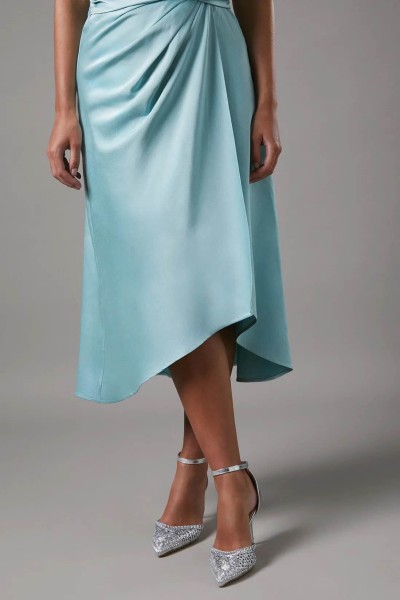 Product Kassie Faux Leather Woven Pointed high Stiletto Court Shoes